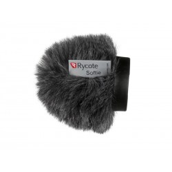 Rycote 5CM STANDARD HOLE SOFTIE FRONT ONLY IN BLACK WJ FUR